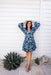 The Finley Dress - Honolulu Blue - Sparrow & Finch Boutique