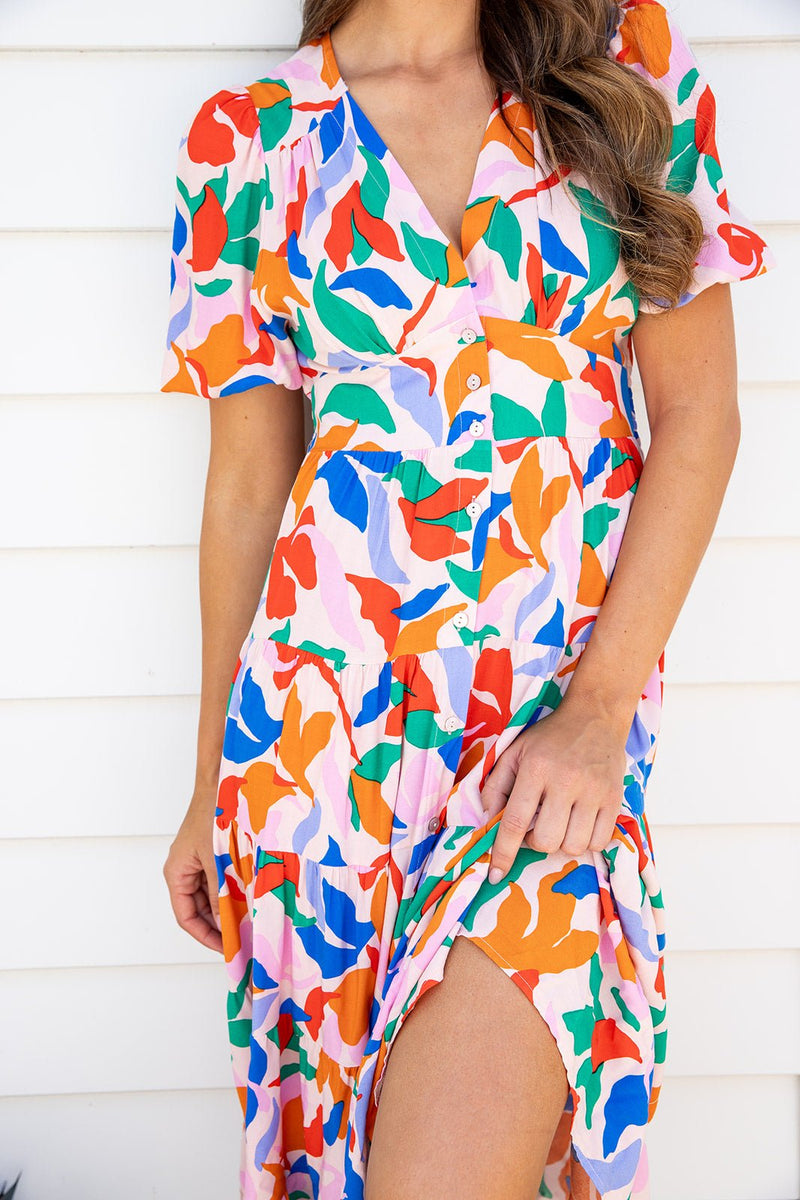 The Freya Dress - Coloured Oasis