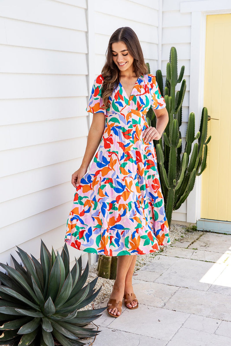 The Freya Dress - Coloured Oasis