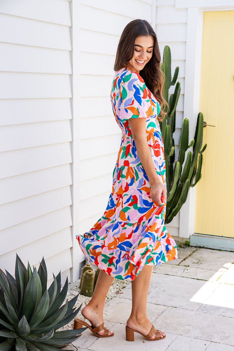 The Freya Dress - Coloured Oasis