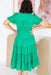 The Freya Dress - Shamrock Green - Sparrow & Finch Boutique