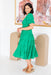 The Freya Dress - Shamrock Green - Sparrow & Finch Boutique