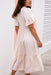 The Gaia Dress - Light Nude Gingham - Sparrow & Finch Boutique