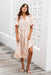 The Gaia Dress - Midsummer Beige - Sparrow & Finch Boutique
