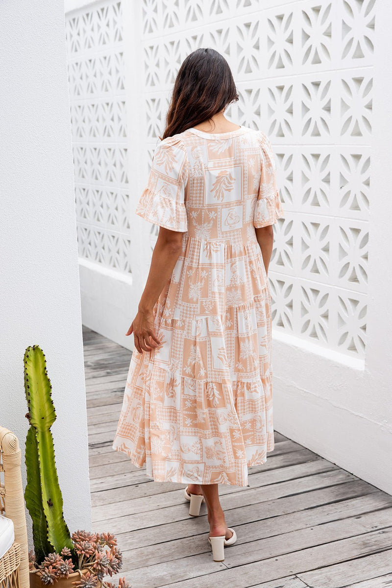 The Gaia Dress -  Midsummer Beige