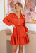 The Gemini Dress - Blood Orange - Sparrow & Finch Boutique