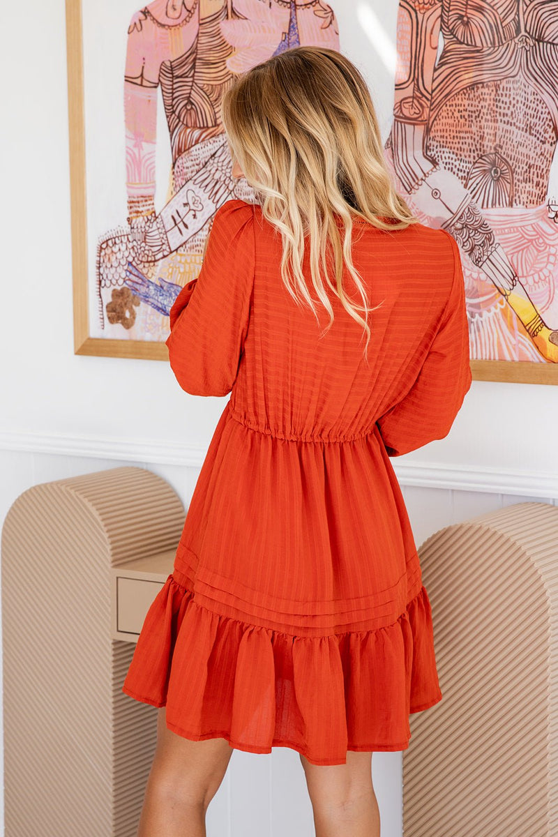 The Gemini Dress - Blood Orange