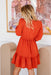 The Gemini Dress - Blood Orange - Sparrow & Finch Boutique