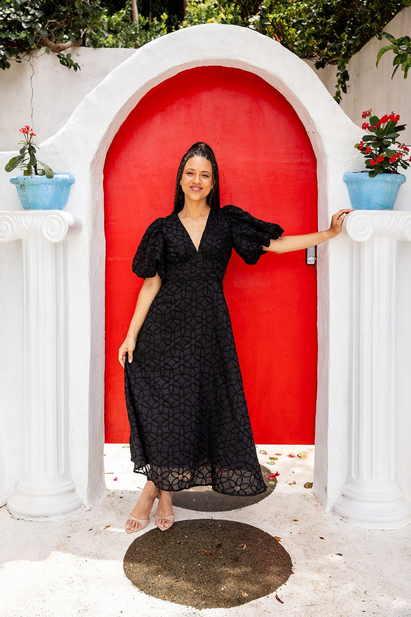 The Genevieve Dress - Noir