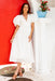 The Genevieve Dress - Snow - Sparrow & Finch Boutique