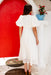 The Genevieve Dress - Snow - Sparrow & Finch Boutique