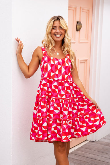The Gigi Dress - Pink Disco - Sparrow & Finch Boutique