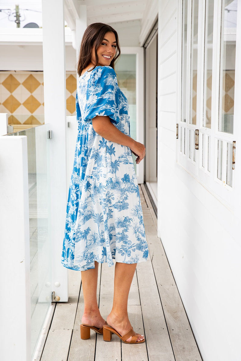 The Hallie Dress - Seaside