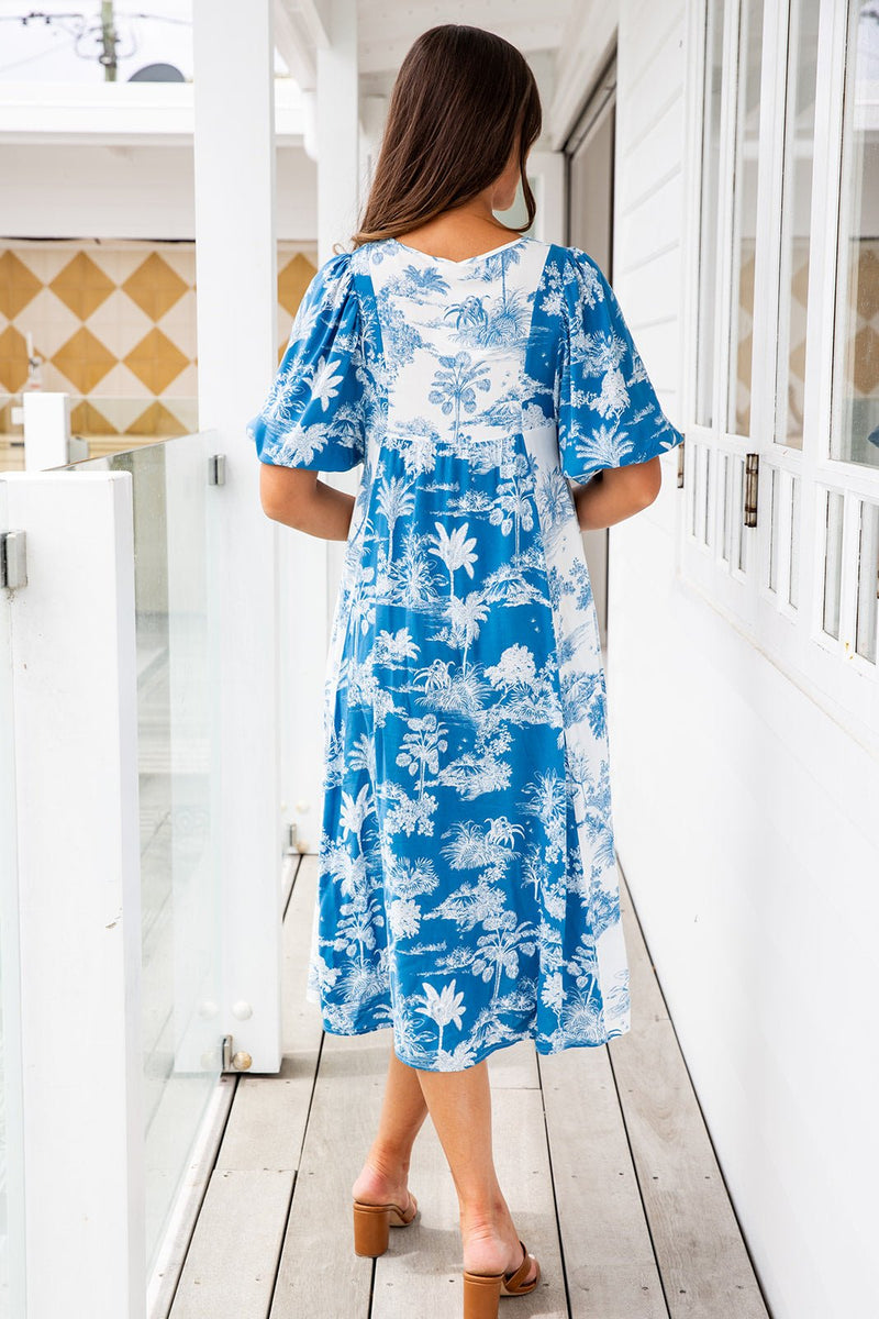 The Hallie Dress - Seaside