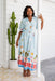 The Halo Dress - Blue Aurora - Sparrow & Finch Boutique