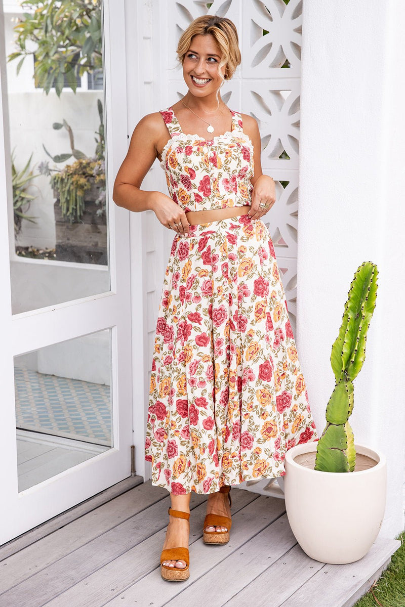 The Harrieta Skirt - Classic Floral