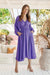 The Helia Dress - Dark Lavender - Sparrow & Finch Boutique
