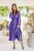 The Helia Dress - Dark Lavender - Sparrow & Finch Boutique