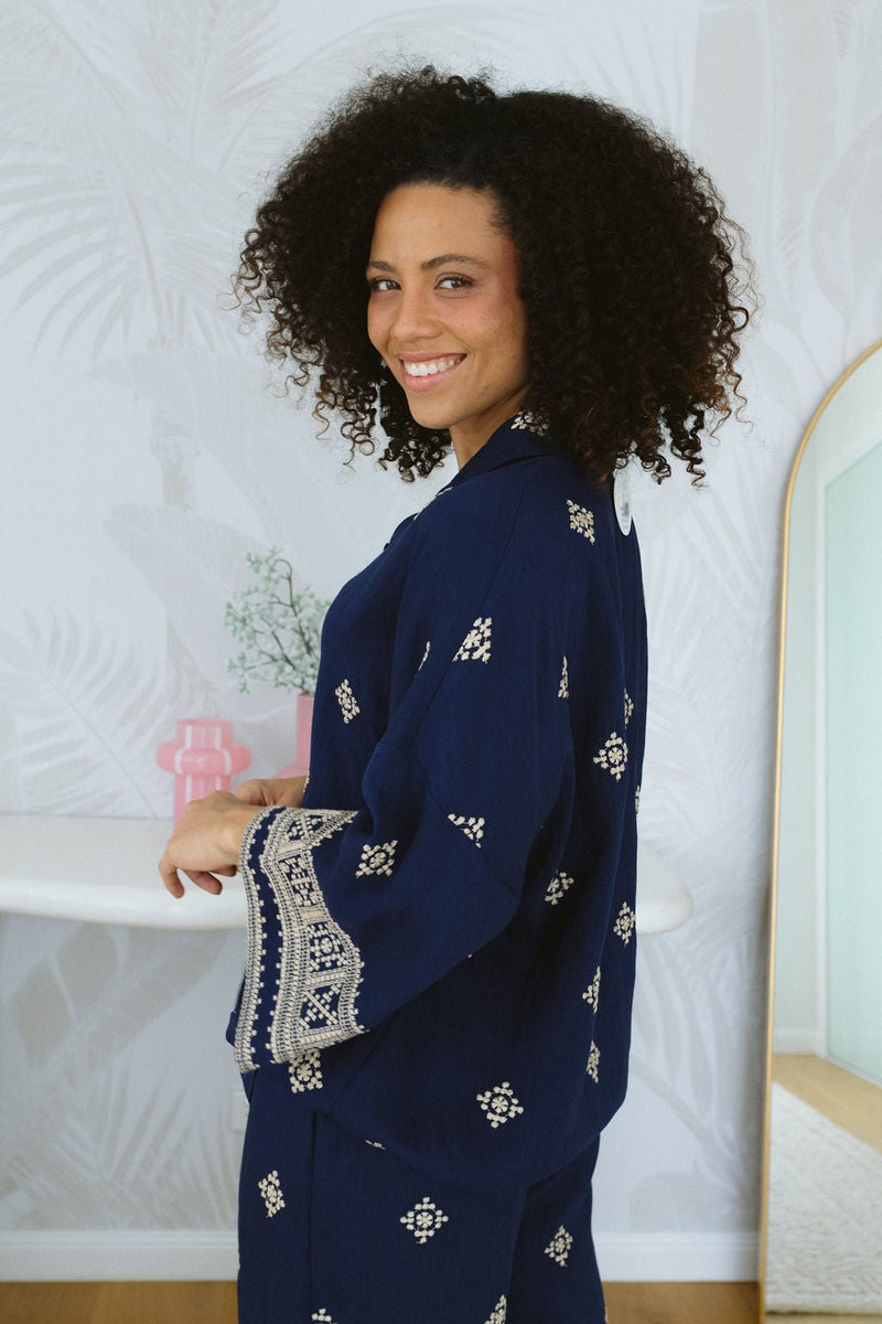 The Ireena Shirt - Blue Majesta