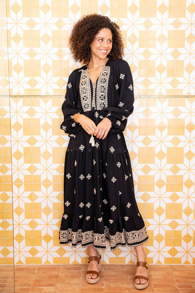 The Isabella Dress - Dark Majesta - Sparrow & Finch Boutique