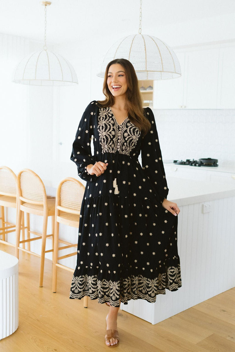 The Isabella Dress - Night Sky