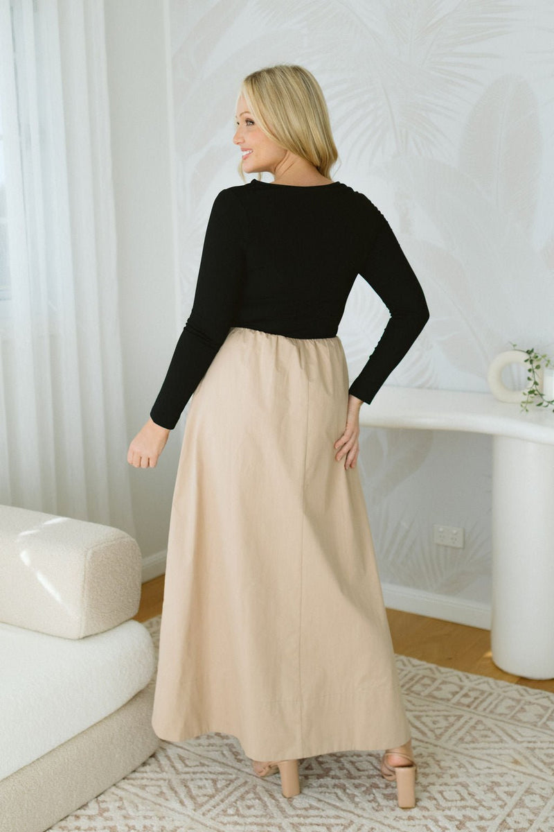 The Ivalo Dress - Charcoal Clay