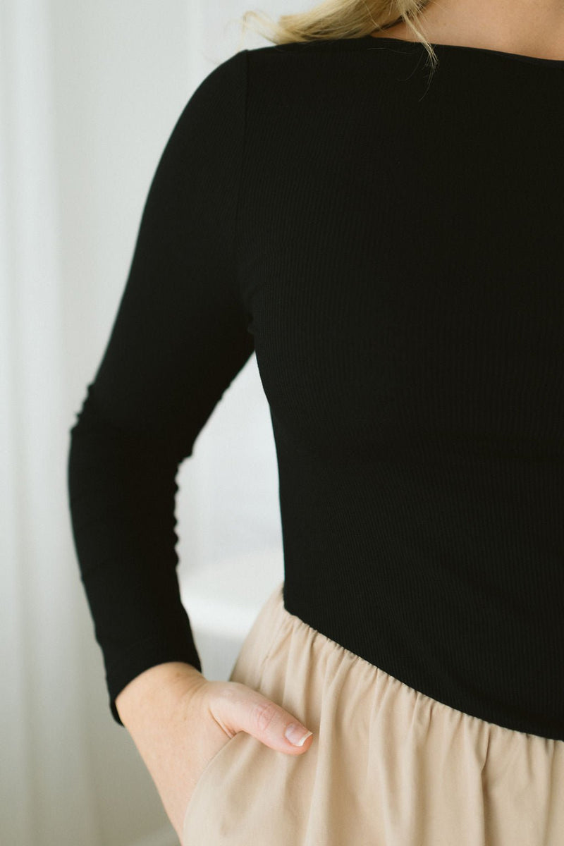 The Ivalo Dress - Charcoal Clay