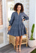 The Karlie Dress - Dark Silver - Sparrow & Finch Boutique