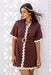 The Keziah Dress - Brown - Sparrow & Finch Boutique