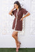 The Keziah Dress - Brown - Sparrow & Finch Boutique