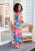 The Kiki Dress - Pink Cali - Sparrow & Finch Boutique