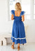 The Kinsley Dress - Blue - Sparrow & Finch Boutique