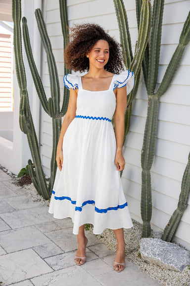 The Kinsley Dress - White - Sparrow & Finch Boutique
