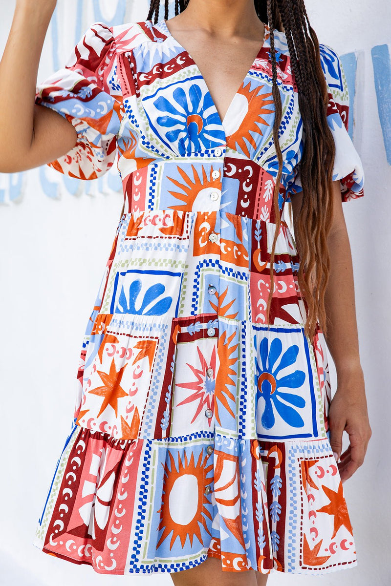 The Lacy Dress - Vivid Mosaic