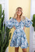 The Lainey Dress - Aegean Blue - Sparrow & Finch Boutique