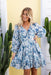 The Lainey Dress - Aegean Blue - Sparrow & Finch Boutique