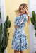 The Lainey Dress - Aegean Blue - Sparrow & Finch Boutique