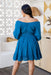The Lainey Dress - Olympic Blue - Sparrow & Finch Boutique