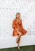 The Lainey Dress - Rust - Sparrow & Finch Boutique