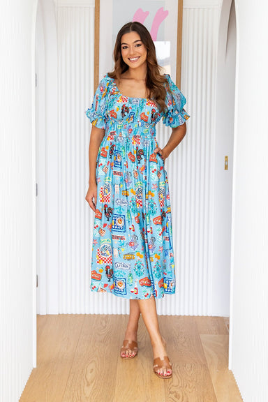 The Lanai Dress - Costa Azul - Sparrow & Finch Boutique