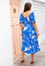 The Lanai Dress - Greek Blue - Sparrow & Finch Boutique