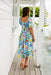 The Lanai Dress - Santorini Blue - Sparrow & Finch Boutique
