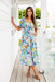 The Lanai Dress - Santorini Blue - Sparrow & Finch Boutique