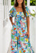 The Lanai Dress - Santorini Blue - Sparrow & Finch Boutique