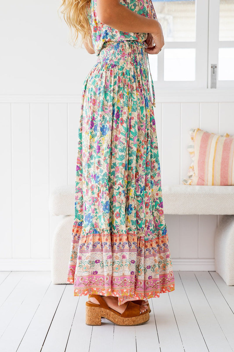 The Laylia Skirt - Floral Amorita