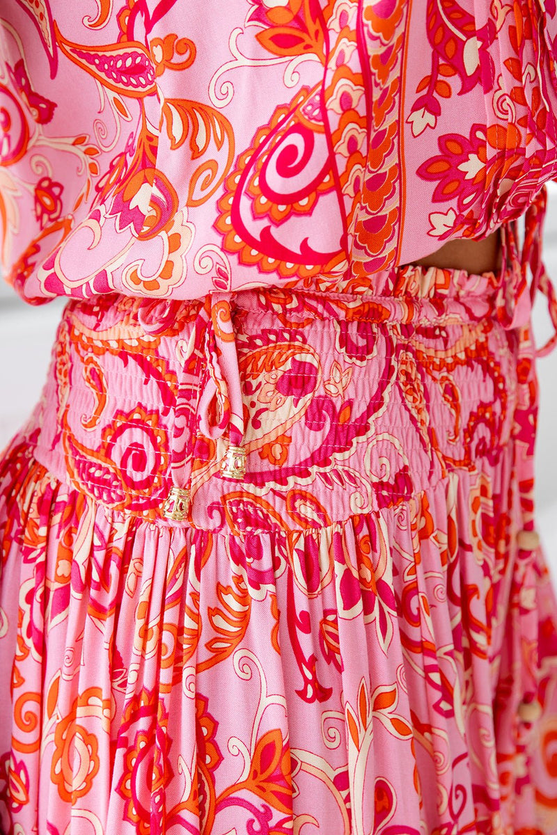 The Laylia Skirt - Pink Reverie