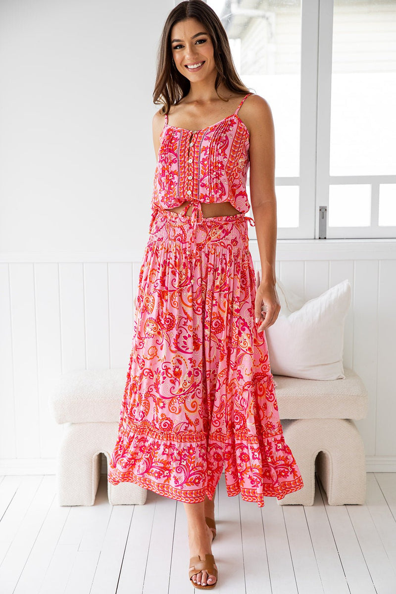 The Laylia Skirt - Pink Reverie