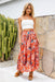 The Laylia Skirt - Tangelo - Sparrow & Finch Boutique