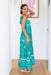 The Laylo Dress - Marine Green - Sparrow & Finch Boutique