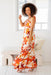 The Laylo Dress - Orange Mocha - Sparrow & Finch Boutique